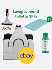 FOLLETTO VK7s PULILAVA VORWERK SP7S LAVAPAVIMENTI PER  VK7S 24 Mesi Di GARANZIA
