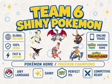 6 Custom Pokémon | 6IV |