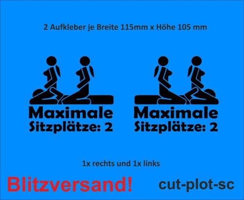 Posti massimi adesivi jdm - massimi:2,
