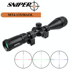 Sniper 4-12x50mm Rifle Scope