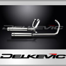 YAMAHA XV125 XV250 VIRAGO 88-17 SCARICO COMPLETO 2-2 410mm SILENZIATORE PERSONALIZZATO BULL NOSE