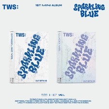 TWS 1st Mini Album Sparkling Blue CD+Book+P.Card+Sticker+Polaroid+Name Tag+Gift