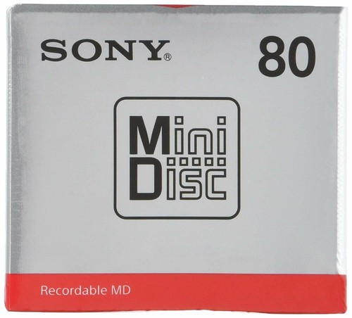 Sony md80 mini disco - vuoto, 80