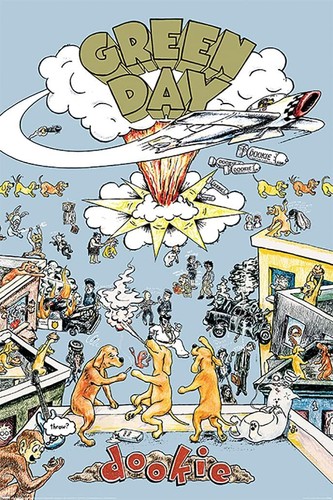 Green day dookie - green, music