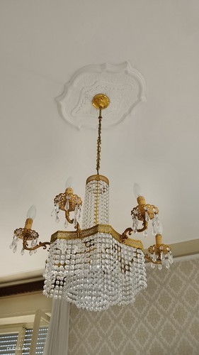 Lampadario stile impero con