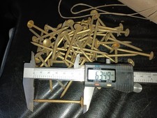 20 Clous  laiton massif malle