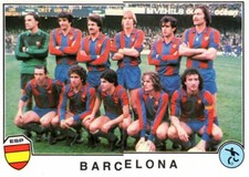 BARCELLONA Panini Superstar Eurofootball 82 n.177-178 quasi come da foto