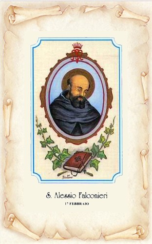 Santino holy card san alessio - card,