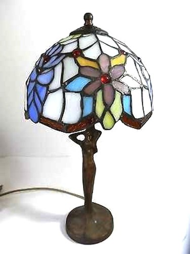 Lampada abatjour vetro tiffany - lampada,
