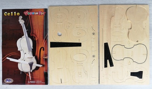 Cello wooden toy g p - wooden, g-p