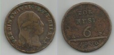REGNO DI NAPOLI - Ferdinando IV - 6 Tornesi 1800
