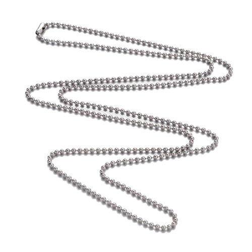 Collana catenina acciaio - collana,