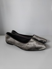 Ballerine di velluto grigio Made in Italy
