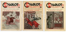 1920 ca CHARLOT POLIZIOTTO Charlie CHAPLIN Lotto 3 fascicoli Ed. NERBINI