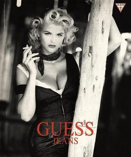 Pubblicità guess jeans con - pubblicità,