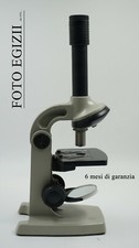 Microscopio russo URSS illuminatore a specchio anni 70 + ottica 20x BUONO STATO