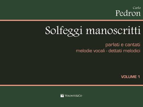 Solfeggi manoscritti parlati - , e
