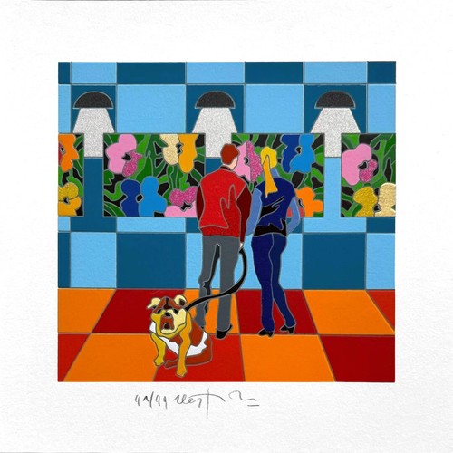 Ugo nespolo pop - nespolo, 35x35