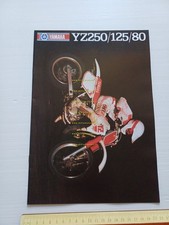 Yamaha Motocross modelli YZ 80 125 250 1987 depliant italiano originale