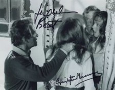 Jacqueline Bisset & Christopher Plummer signed 10x8 photo - The Spiral Staircase