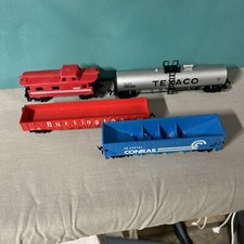 Lotto vagoni treno Thunderbolt Express Mehano Master Model Makers T340 HO - 4 totali!