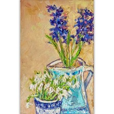 Dipinto olio floreale