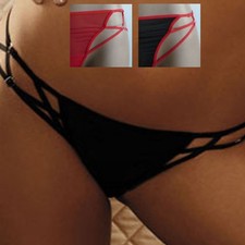 Perizoma Tanga Slip Hot Banda MILLESIA Choc Nero Rosso 38 40 42
