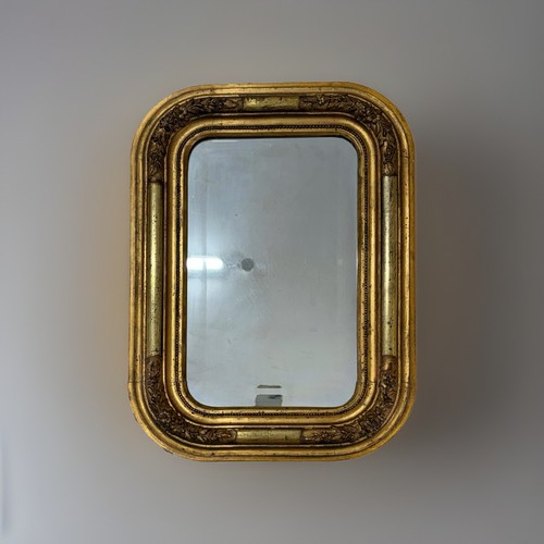 Specchiera con cornice dorata - specchiera,