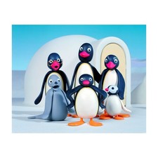 Cialda In Ostia Pingu Cartoni Animati Decorazione Torta Dischi