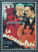 cartoncino pittorico di BALLESTER film LA MAZURKA DI PAPA' Vittorio De Sica 1938