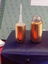 porta profumo con struttura  ricoperta in lamina oro 18 carati