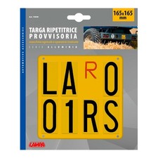 Targa provvisoria per rimorchi