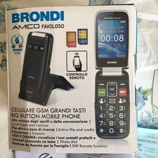 Brondi AMICO Favoloso Nero Dual Sim Nuovissimo Mai Usato Con Auricolari