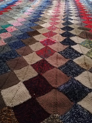 Coperta lana fatta mano vera - lana, a