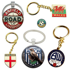 Football Themed Keyring Crest