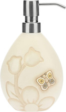 Dispenser Sapone Linea Elegance, Ceramica, 10.2 X 7.8 X 13 H Cm