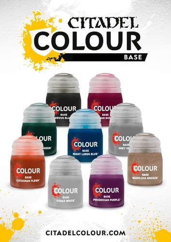 Warhammer base paints vasi - warhammer,