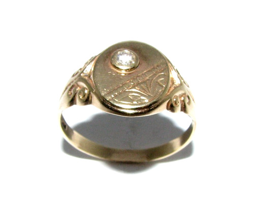 Anello signet oro - anello,