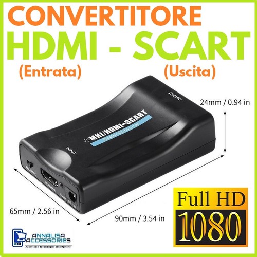Convertitore hdmi scart - hdmi, a