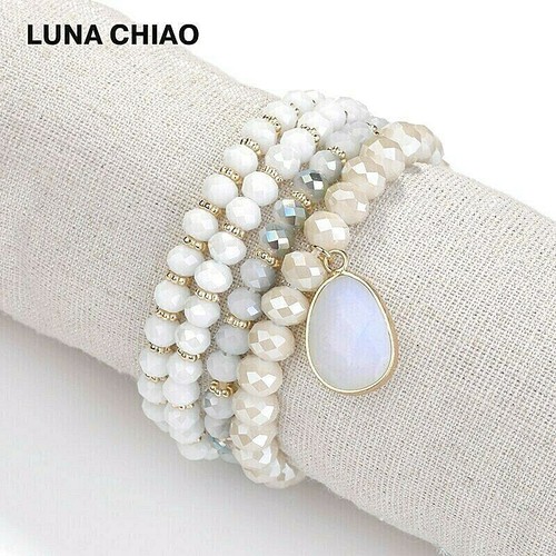 Bracciale donna perline di - bracciale,