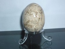 UOVO PIETRA FOSSILE scultura