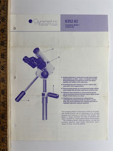 1974 gynemed inc 6352 - 1974, 6352-62