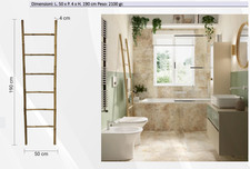 SCALA PORTASALVIETTE IN BAMBU'