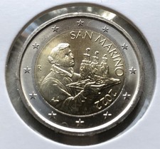 SAN MARINO 2022 SANTO MARINO MONTE TITANO MONETA 2 EURO NUOVA FDC da rotolino