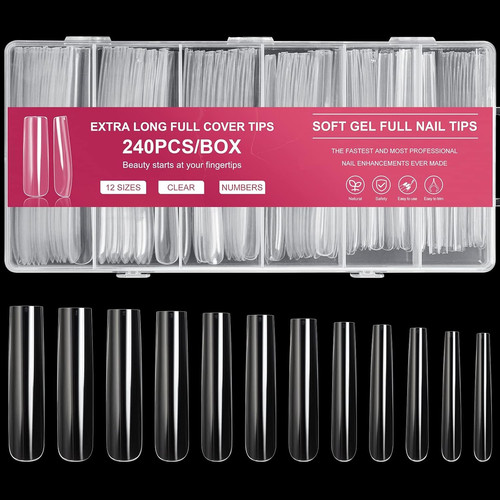 Punte unghie quadrate extra - unghie,