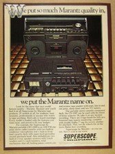 Pubblicità Marantz Superscope