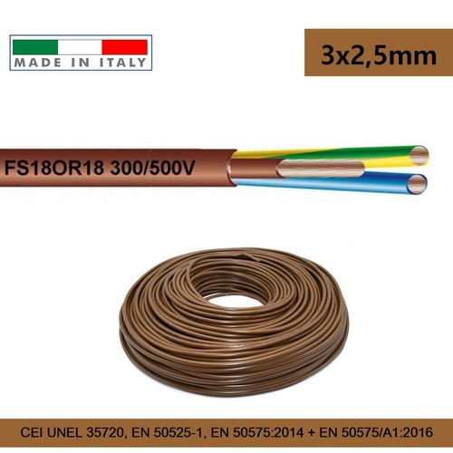 Cavo filo elettrico antifiamma - filo,