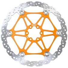 freno a disco ventilato 6 fori 203mm arancione HOPE freni bici