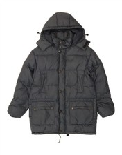 Giacca imbottita con cappuccio uomo DIADORA UK 38 grigio medio poliammide CD15