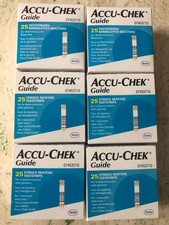 striscie reattive Accu-Chek Guide 6 scatole da 25 scadenza 22/03/2027